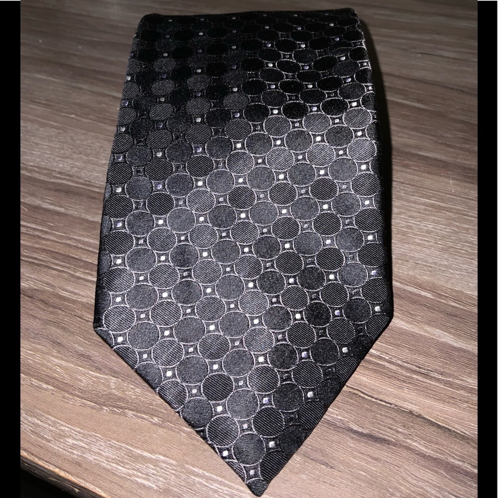 Black / Silver and specks of white  DKNY tie